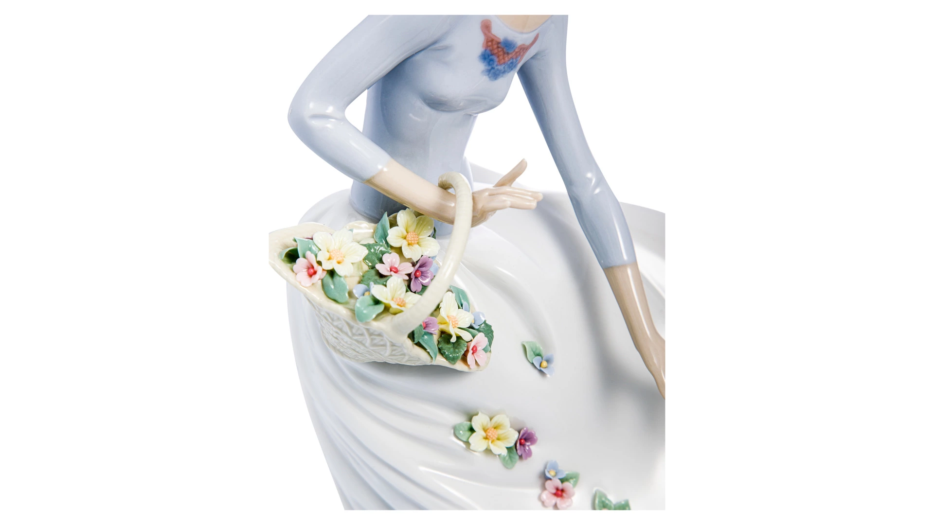 vikingsLLADRO 女性　花　置物　飾物 Фигурка Lladro Лепестки на ветру 20x28 см, фарфор – купить в